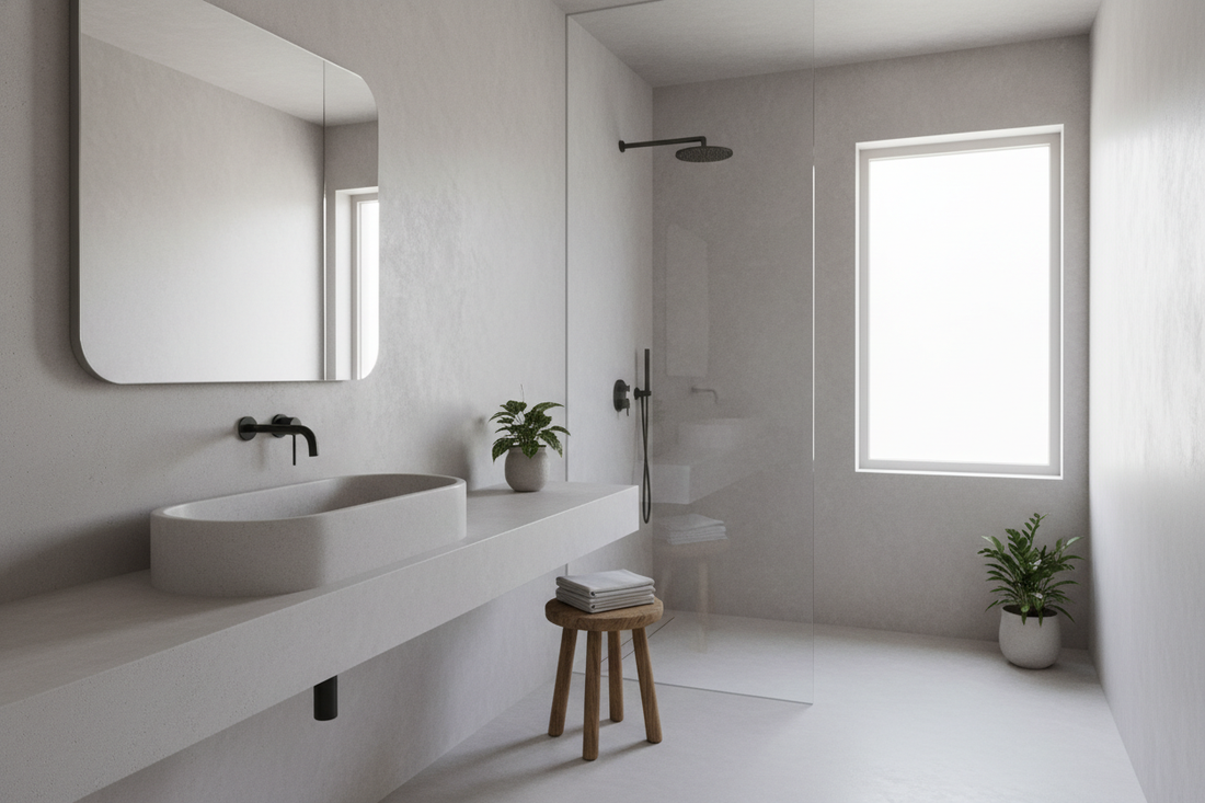 Microcement i badrum – vad gäller egentligen enligt BBV?