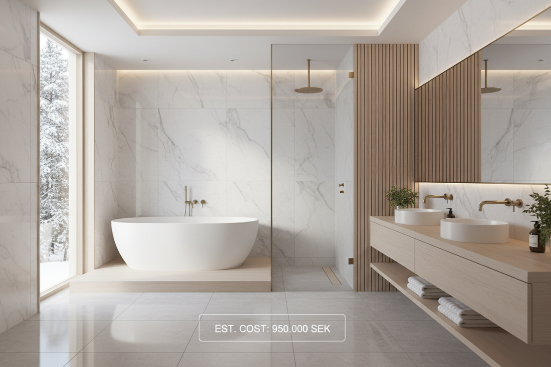 Vad kostar en badrumsrenovering – och vad är det som kostar?