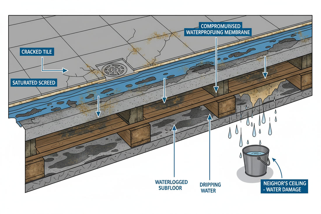 Vad händer om ett badrum byggs utan kvalitetsdokument?