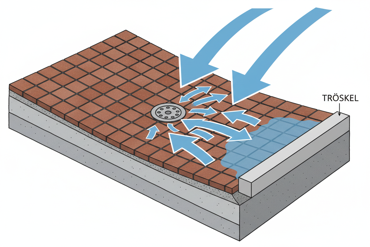 Vad innebär bakfall i ett badrum – och hur upptäcker du det?