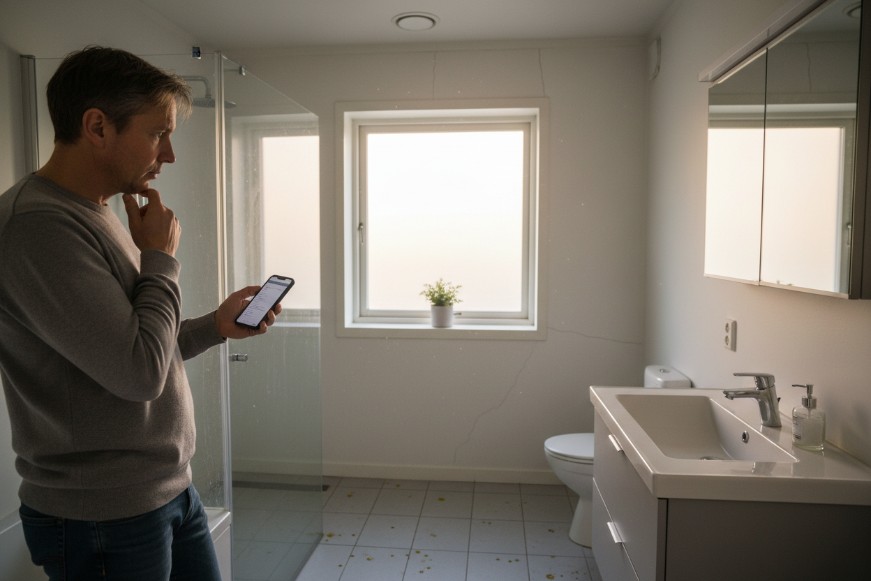 Måste du renovera badrummet? Byt silikon istället