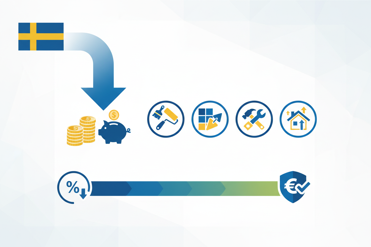 ROT-avdrag 2026 – så fungerar det för kakel, klinker och badrumsarbeten